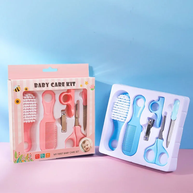 6pcs/Set Blue & Pink Baby Clea - Baby Products Kit Set 评论和价格