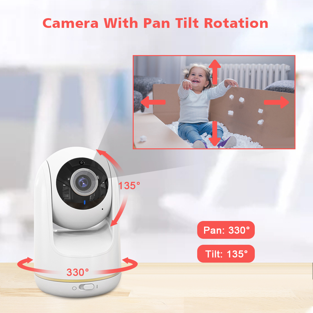 VB803 Baby Monitor 5 Inch 720P - Baby Products Video 评论和价格