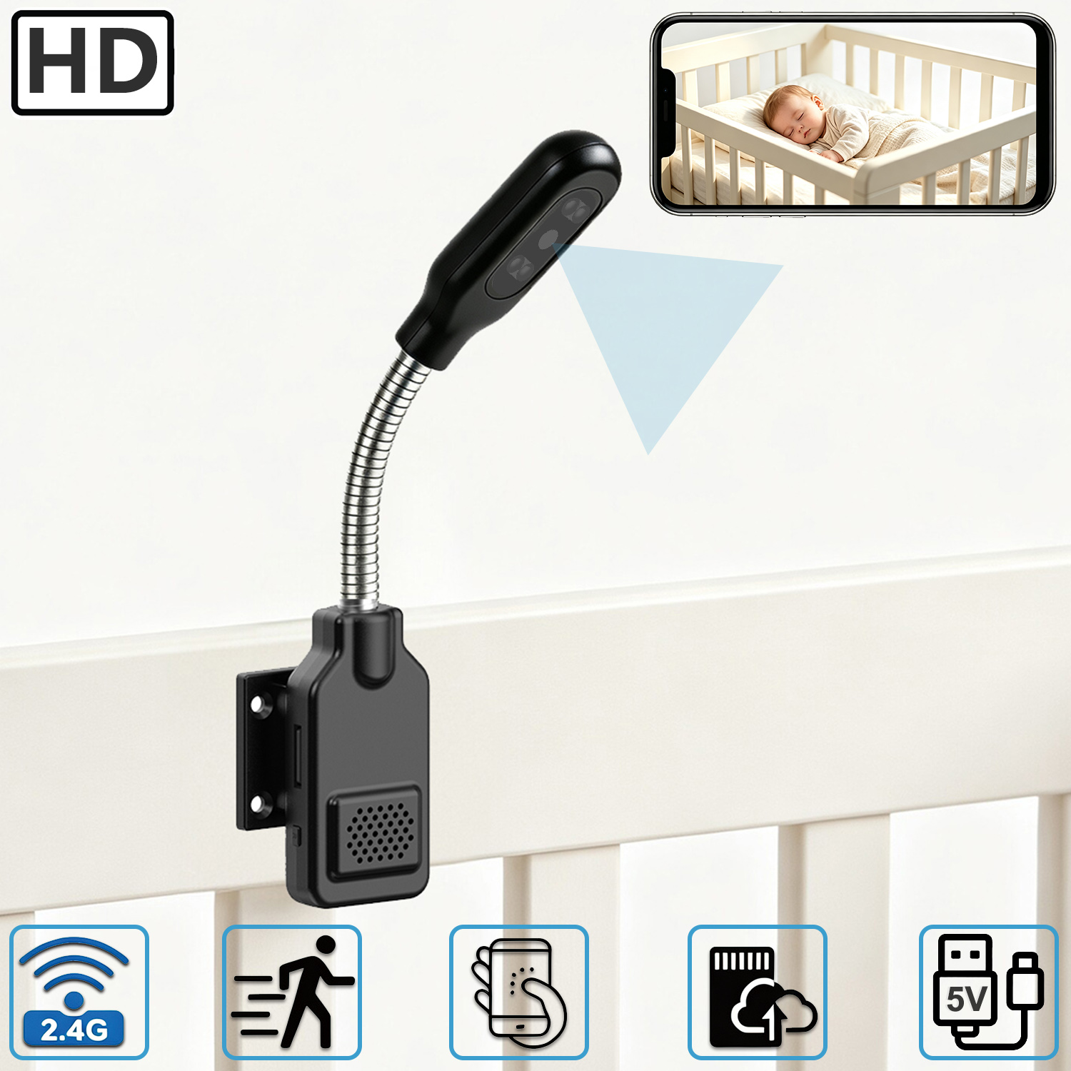 Flexible Gooseneck Baby Pet Mo - Baby Products Video 评论和价格