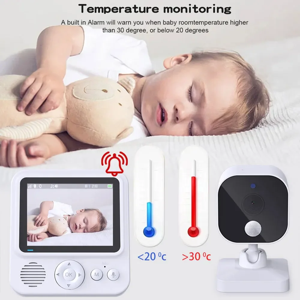 2.8 Inch Video Baby Monitor Wi - Baby Products Video 评论和价格