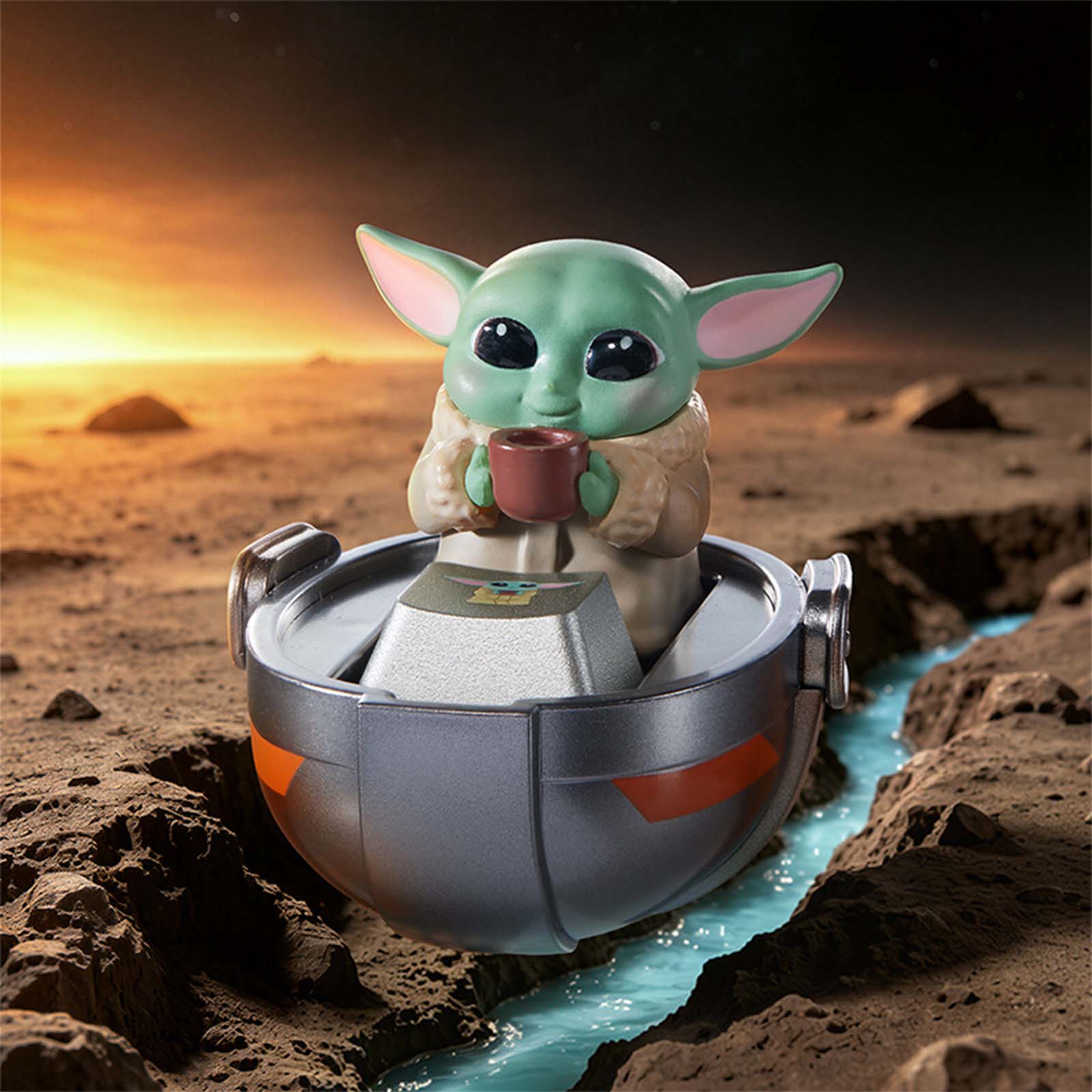 Star Wars Grogu Keycap Blind B - Baby Products Miniso 评论和价格