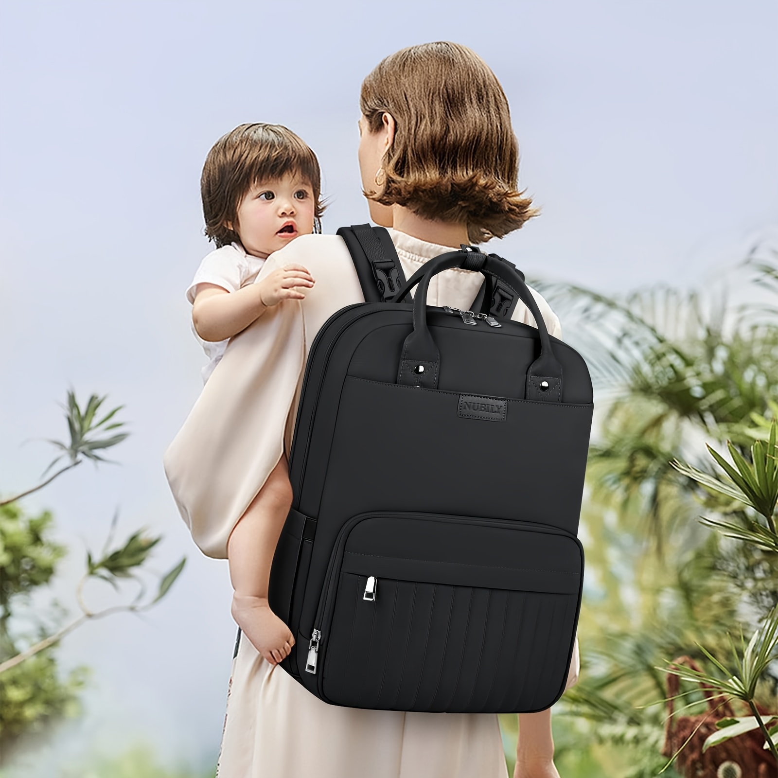 NEWHEY Changing Bag Backpack w - Diaper Changing Mat 评论和价格