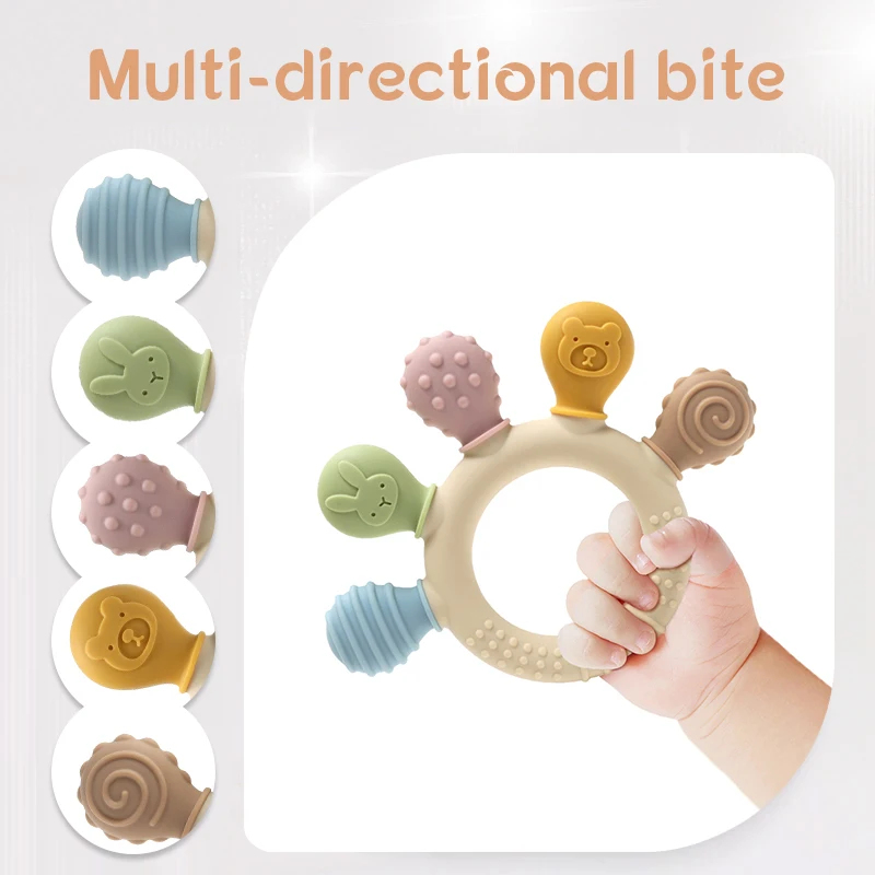 New hand multicolor Silicone B - Baby Products Application 评论和价格