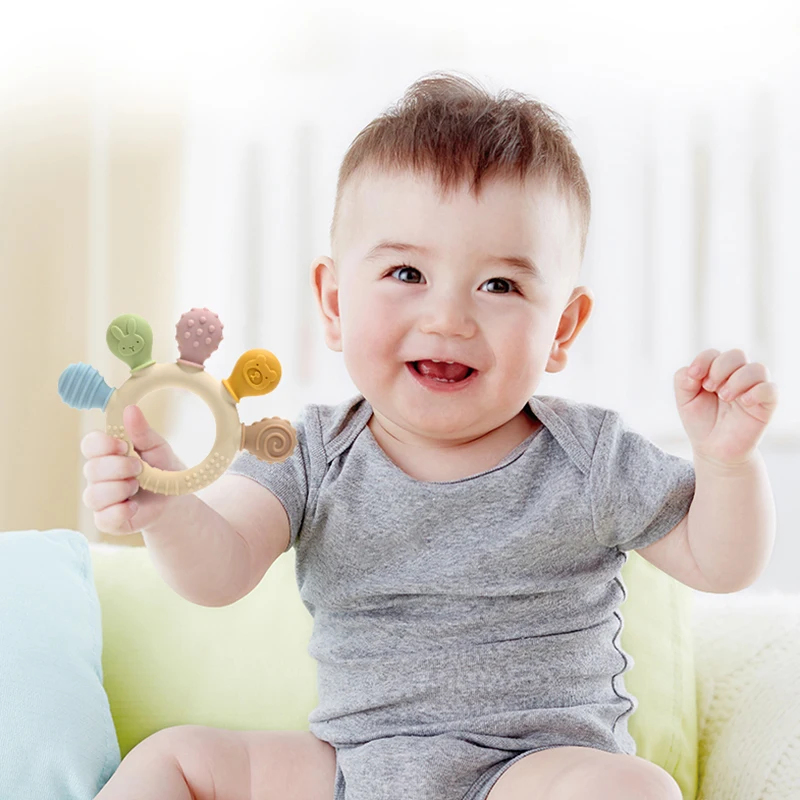 New hand multicolor Silicone B - Baby Products Application 评论和价格