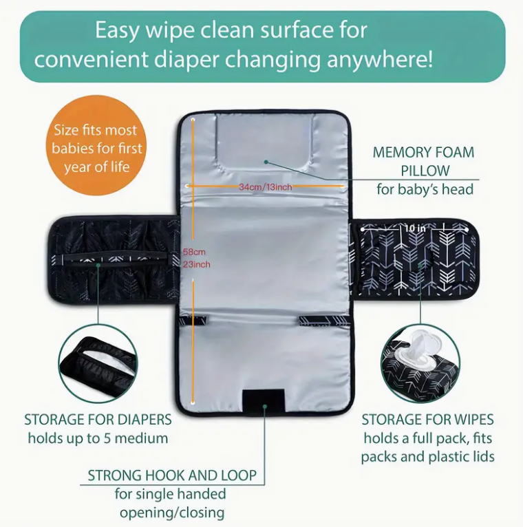 Portable Changing Pad for Diap - Diaper Changing Mat 评论和价格